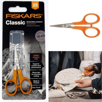 Fiskars Scissors Embroidery Needlework10Cm from B&Q