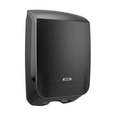 Katrin Folded Hand Towel M Dispenser Black 77434 from B&Q