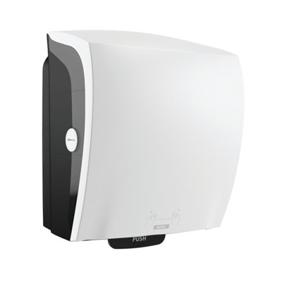 Katrin  Plastic Dispenser For System Paper Towel Roll White  - Image 2