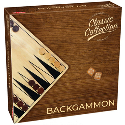 Tactic Games Rustic BackgammonBrand New And Sealed from B&Q