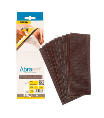Mirka Abranet 80 X 230Mm Handy Grip Strips 10 Pack - P80
