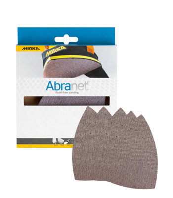 Mirka Abranet 100 X 152 X 152mm Grip Triangle 10 PackP80 from B&Q