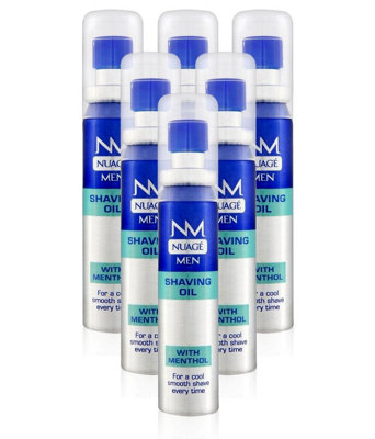 Nuaire Nuage Men Shaving Oil Menthol Pre Shave With Pump 20Ml (6 Pack) from B&Q