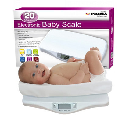 20Kg Electronic Baby Weighing Scale Infant Pet Bathroom Toddler Digital Home New from B&Q