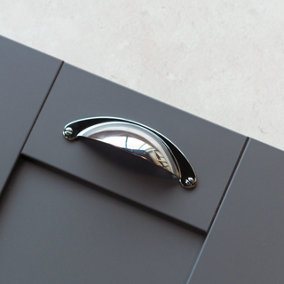 64mm Chrome Cup Cabinet Handle