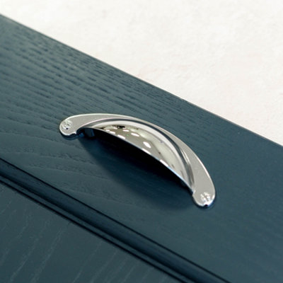 64mm Chrome Cup Cabinet Handle