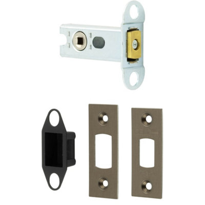 64mm Heavy Duty Tubular Deadbolts in Antique Brass for Maximum Security - Door Bolt