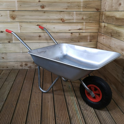 Galvanised wheelbarrow store b&q