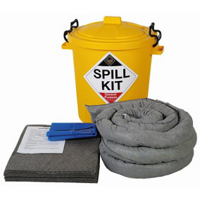 65 Litre General Purpose/Maintenance Spill Kit in Plastic Drum