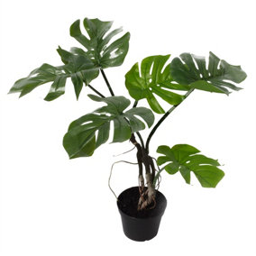 65cm Artificial Twisted Stem Monstera Plant