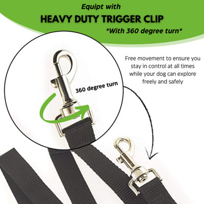 65ft 20m Black Training Dog Lead