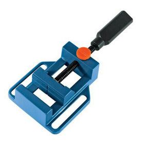 65mm Jaw Quick Release Screwing Drill Press Vice Cast Aluminium Notched