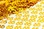 65th Birthday Confetti Gold 4 pack x 14 grams birthday decoration Foil Metallic 4 pack