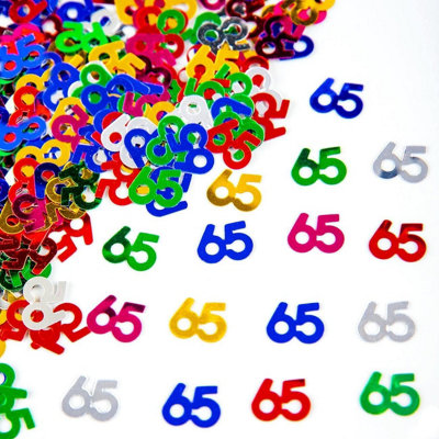 Confetti No. 65 Birthday Celebration Table Decoration main image 0