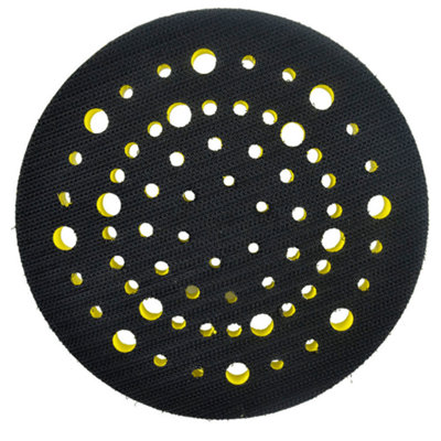 66-Hole Sanding Disc Backing Plate Holder Hoop Loop Buffing Pad