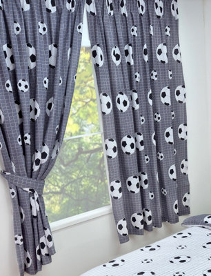 Gaveno Cavaila London City Pencil Pleat Curtains – 66x72 Inches – Grey & Red – 50% Cotton 50% Polyester