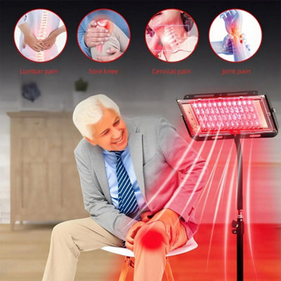 BONTANNY Red Light Therapy Device - 660nm & 850nm Infrared Lamp For Pain Relief & Skin
