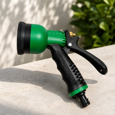  - Garden Hose Spray NozzleGreenAdjustable Watering Gun