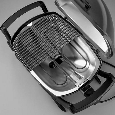 Elemento calefactor 66631 para barbacoa eléctrica Weber Q140 Q1400, 2200 W, acero inoxidable