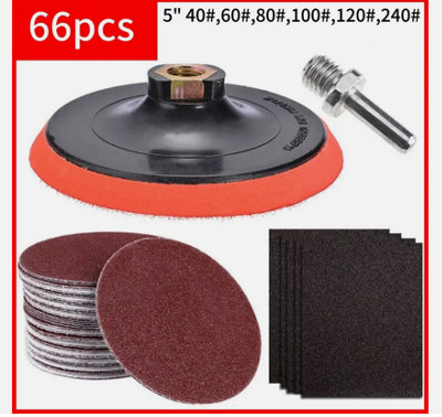 66pcs-sanding-disc-kit-hook-loop-125mm-attachment-drill-grinder