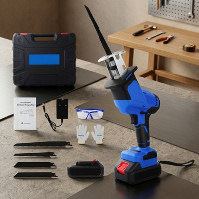  - Brushless Reciprocating Saw Cordless Reciprocating Saw With 1 Battery
