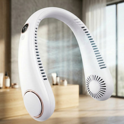 Bladeless Neck Fan Portable Wearable Personal Cooling Fan Usb Rechargeable from B&Q