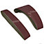 686mm x 50mm Durable Sanding Belts Medium 80 Grit Alu Oxide For Grinders 30pk