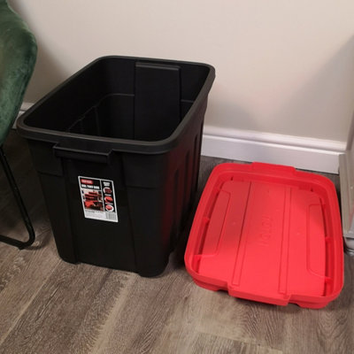 Boîte De Rangement Leitz WOW – Format A4, Rouge, Pliable – Pour Documents, Jouets, Chaussures – Organisation Bureau & Maison