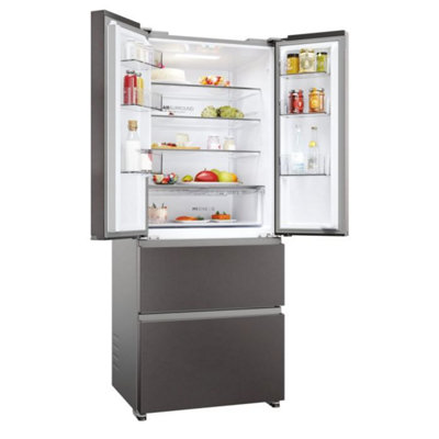 Haier Dark Inox 70Cm 60/40 Total No Frost Fridge Freezer - Image 8