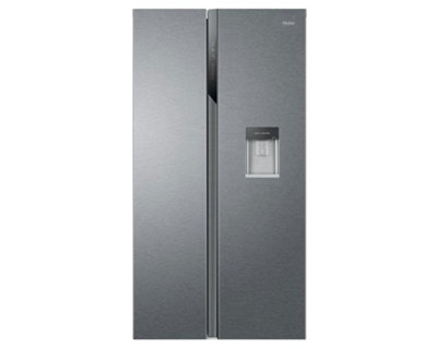 B&Q -  Hsr3918Ewpg American Side By Side Fridge Freezer