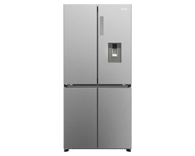 B&Q -  Hcr3818Ewmm 83Cm 463L No Frost Multi Door Platinum Inox American Fridge Freezer