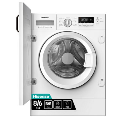 Hisense Wd3M841Bwi 8Kg/6Kg Built-In Condenser Washer DryerWhite from B&Q