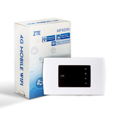Zte Mf920, Unlocked 4G+ Portable Low-Cost Travel Wi-Fi Router