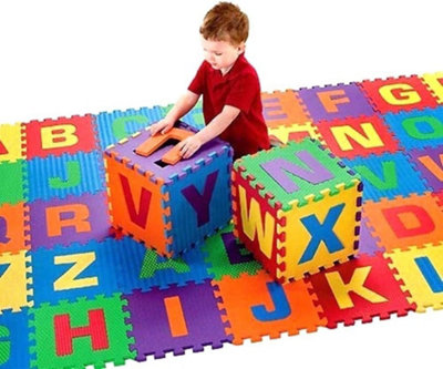 Trendi 26Pcs Soft Eva Foam Baby Children Kids Play Mat Alphabet Letters Puzzle Jigsaw 29Cm X 29Cm