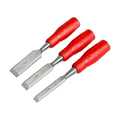 Workpro Wood Chisels (3 Piece) from B&Q
