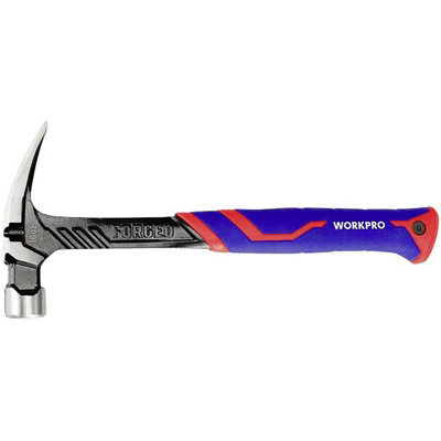 Workpro One Piece Drop Forged Claw Hammer 20Oz from B&Q