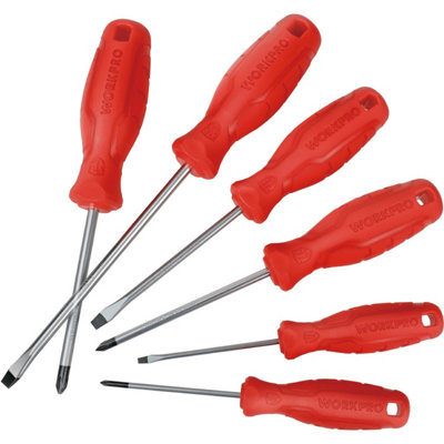 Workpro Six Piece Cr-V Screwdriver Set from B&Q