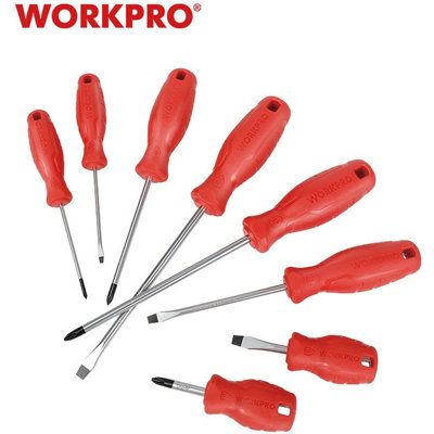 Workpro Eight Piece Cr-V Screwdriver Set from B&Q