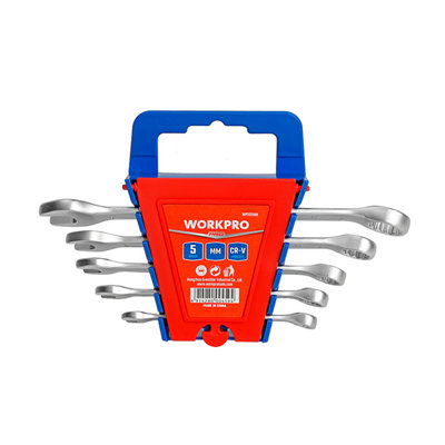 Workpro Five Piece Combination Spanner Set from B&Q