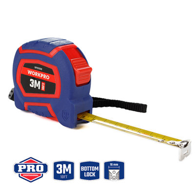 Workpro Nylon Coated Tape Measure 3M from B&Q