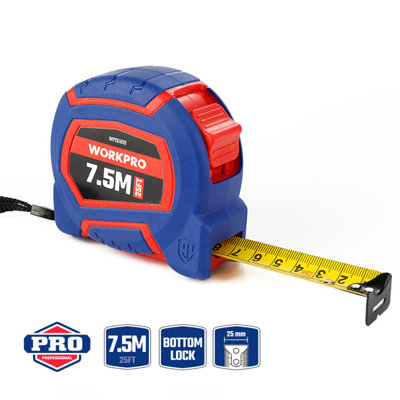 Workpro Nylon Tape Measure 7.5M from B&Q