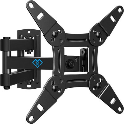 Perlesmith Tv Wall Bracket For 13-42 Inch TvsSwivel Tilt Extend Mount Flat & Curved Tv Up To 20 KgMax.vesa 200 X 200 mm from B&Q