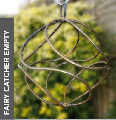 Poppy Forge Fairy Catcher Empty SilverHanging OrnamentSolid SteelL27.9 X W27.9 X H27 CmBlack from B&Q
