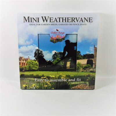 B&Q -  Mini Gardener WeathervaneSteelL38 X W38 X H45.5 CmBlack