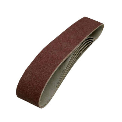 10 X Sanding Belts 80 Grit Grade, 50 X 686mm For Wood & Metal Power Sanders