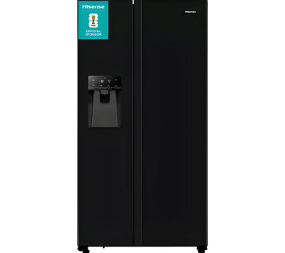 Hisense Rs694N4TbeBlack American Fridge Freezer562L CapacityE Energy Rating from B&Q