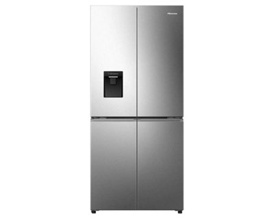 Hisense Rq5P470Smie 80Cm 460L Freestanding Multi Door Inox American Fridge Freezer from B&Q