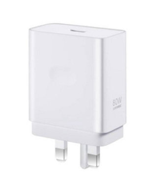 Oneplus White Supervooc 80W Usb-A Power Adapter Charger (Uk) from B&Q