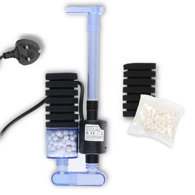 Finest-Filters Aquarium Sponge Internal Bio Filter With Built In Pump from B&Q