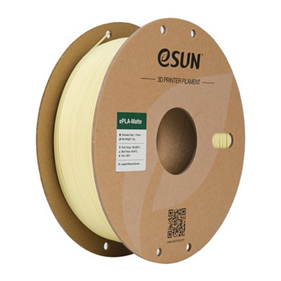 B&Q -  Pla-Matte Filament 1.75mm 1000G Almond-Yellow